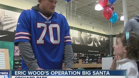Eric Wood gives kids dealing with cancer a shopping spree