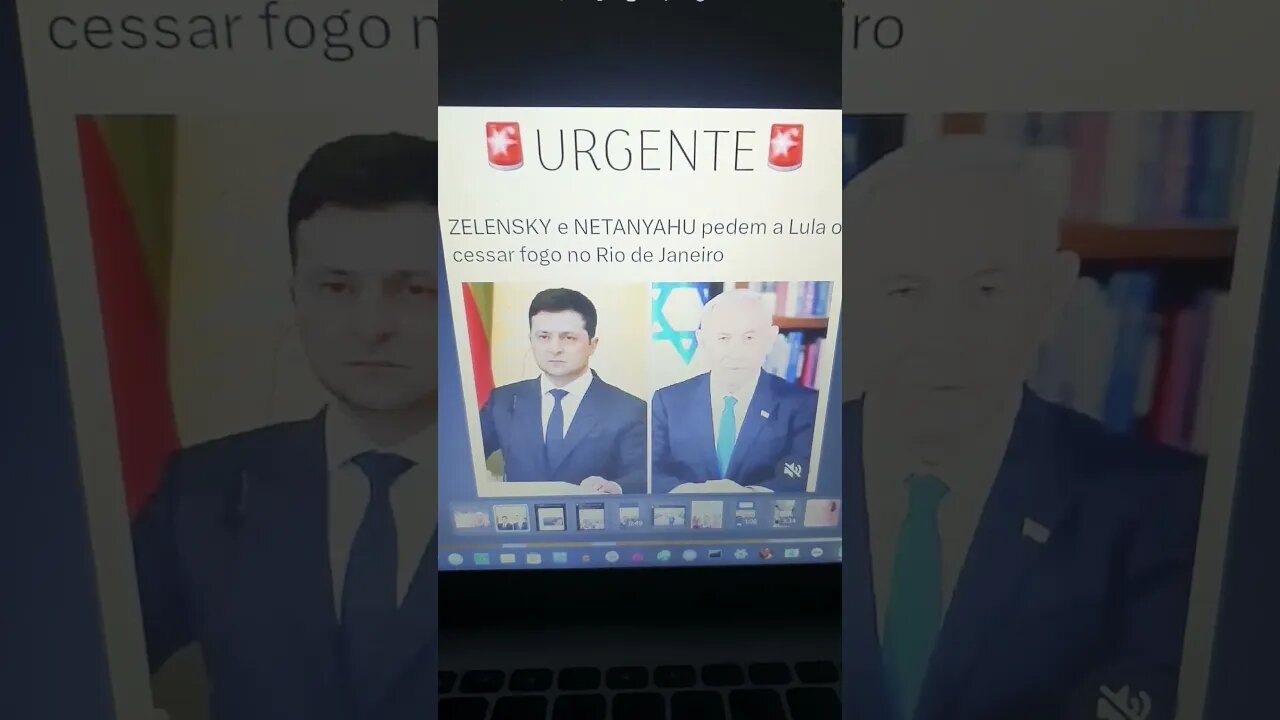 zelensky e Netanyahu pedem a lula acessar fogo no Rio de janeiro 🐙🐙🐙🐙