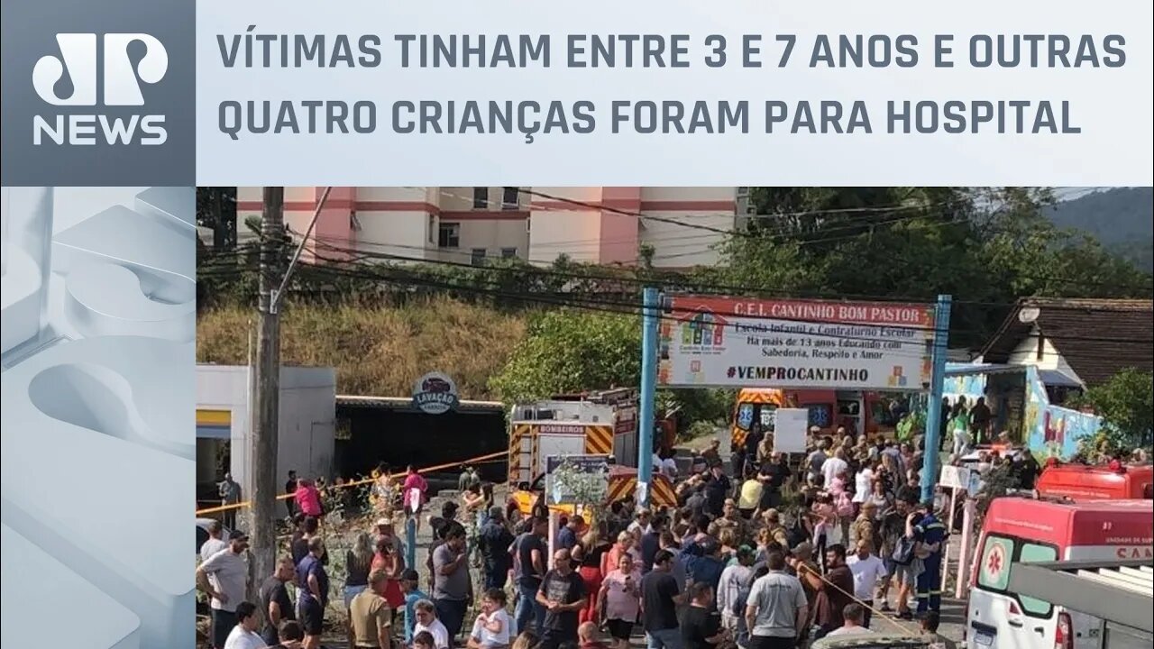 Governo de SC decreta luto de 3 dias após ataque a creche em Blumenau