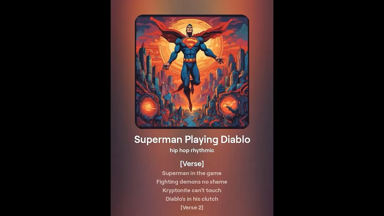 Superman Playing Diablo by Turtle Tunes 🐢 🎶