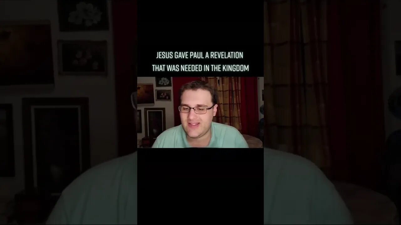 Jesus Gave Paul A Revelation