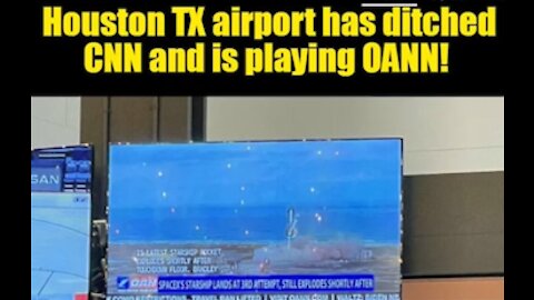 OANN Replaces CNN at TEXAS Airport! One American News Network