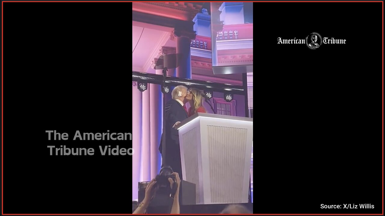 Incredible Video Shows Melania Surprising Trump on Stage With His Heartwarming Reaction