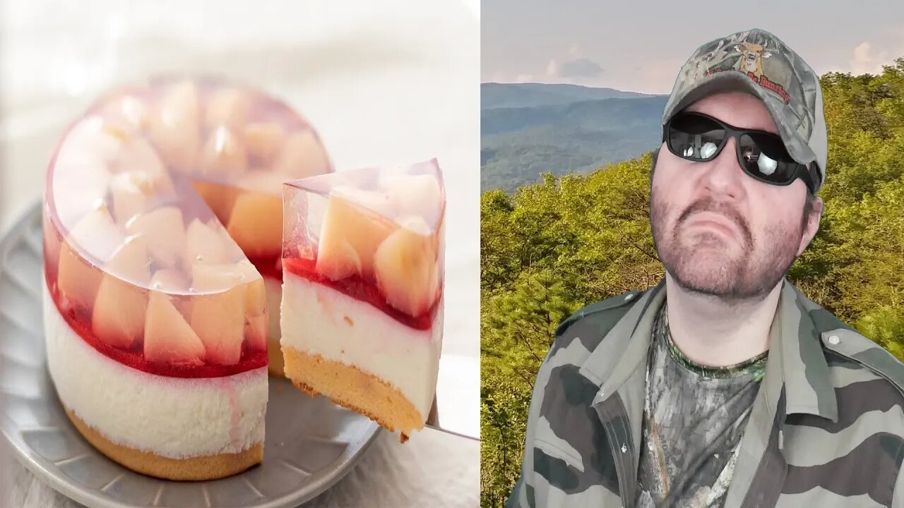 No-Bake Peach Cheesecake - Eggless & Without Oven - HidaMari Cooking REACTION!!! (BBT)