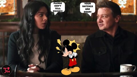 Mickey Mouse is VERY upset about the Hawkeye ratings!
