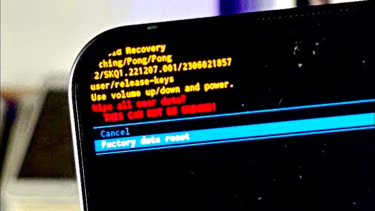 ANY Nothing Phone How To Hard Reset