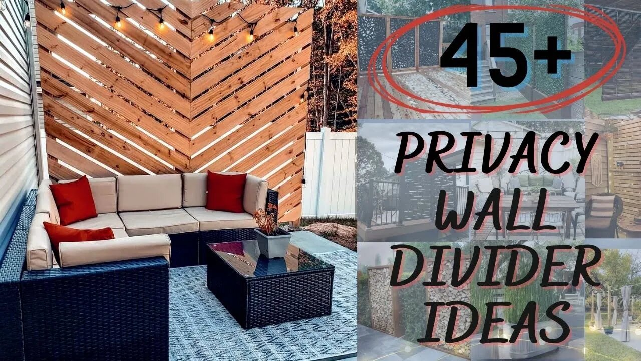 Over 45 Creative Ideas for Backyard Privacy Walls and Landscape Dividers