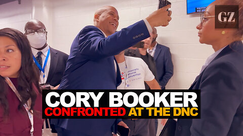 Cory Booker Confronted At The Dnc