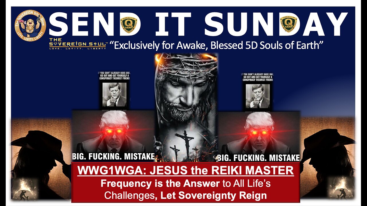 WWG1WGA 🌟Jesus the Reiki Master, Why Frequency is the Answer to End Cabal’s System of Enslavement