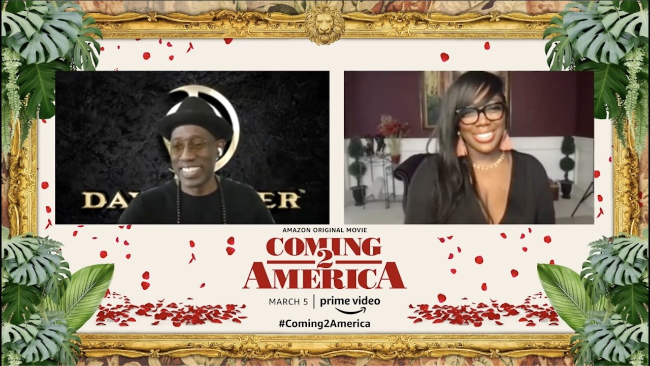 Wesley Snipes discusses his role as General Izzi in Coming 2 America