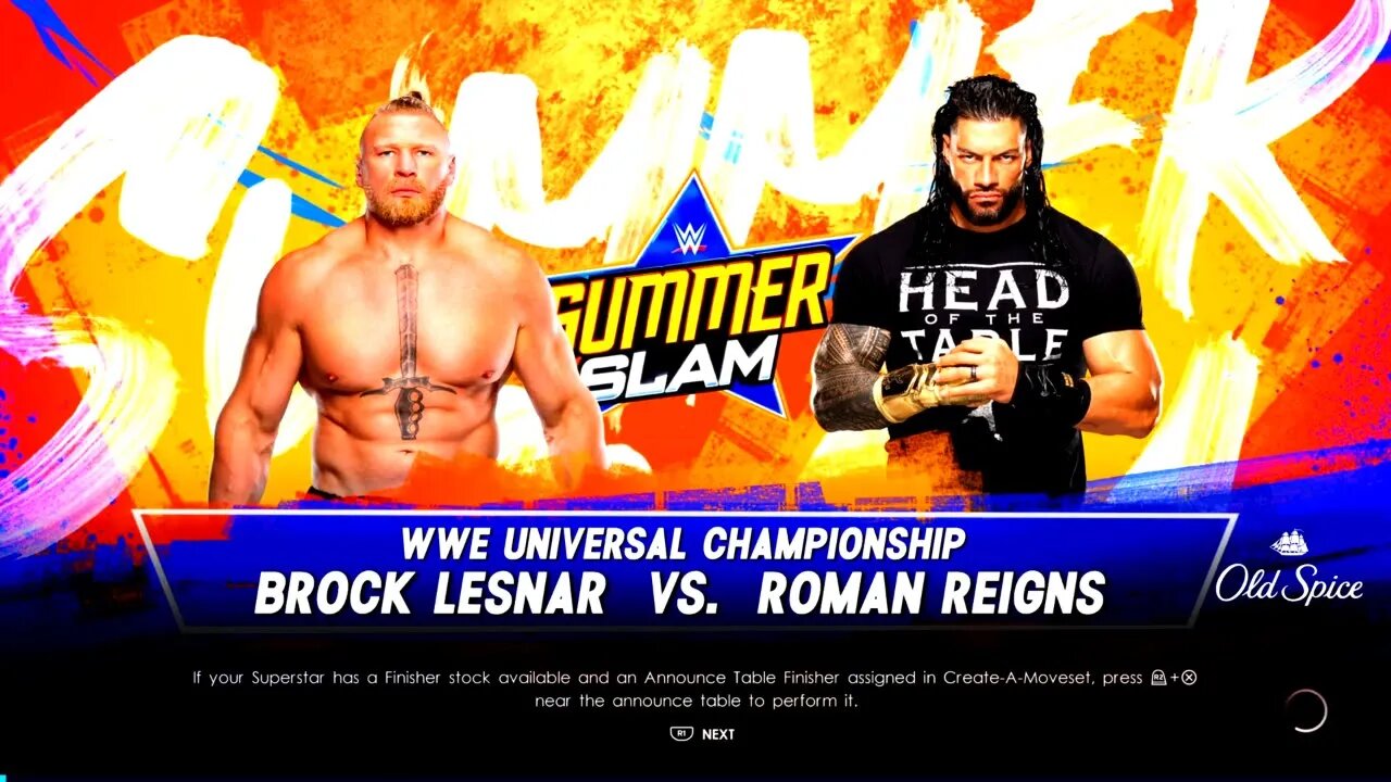 WWE SummerSlam 2022 Roman Reigns vs Brock Lesnar Last Man Standing Undisputed WWE Title