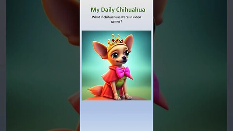 What if a chihuahua took over video game characters? #shorts