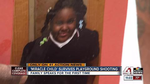 Parents of girl shot on playground speak out for first time