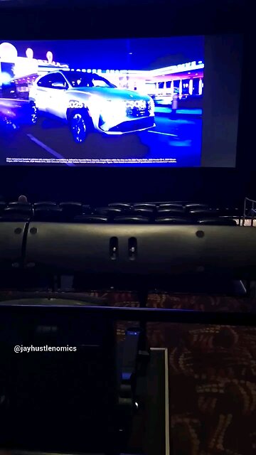 Commercials in a 4DX Movie Theater #4dx