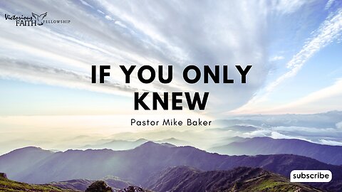 If You Only Knew