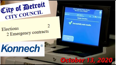 "Emergency" Konnech Ballot Scanning Contract: The Missing Link?