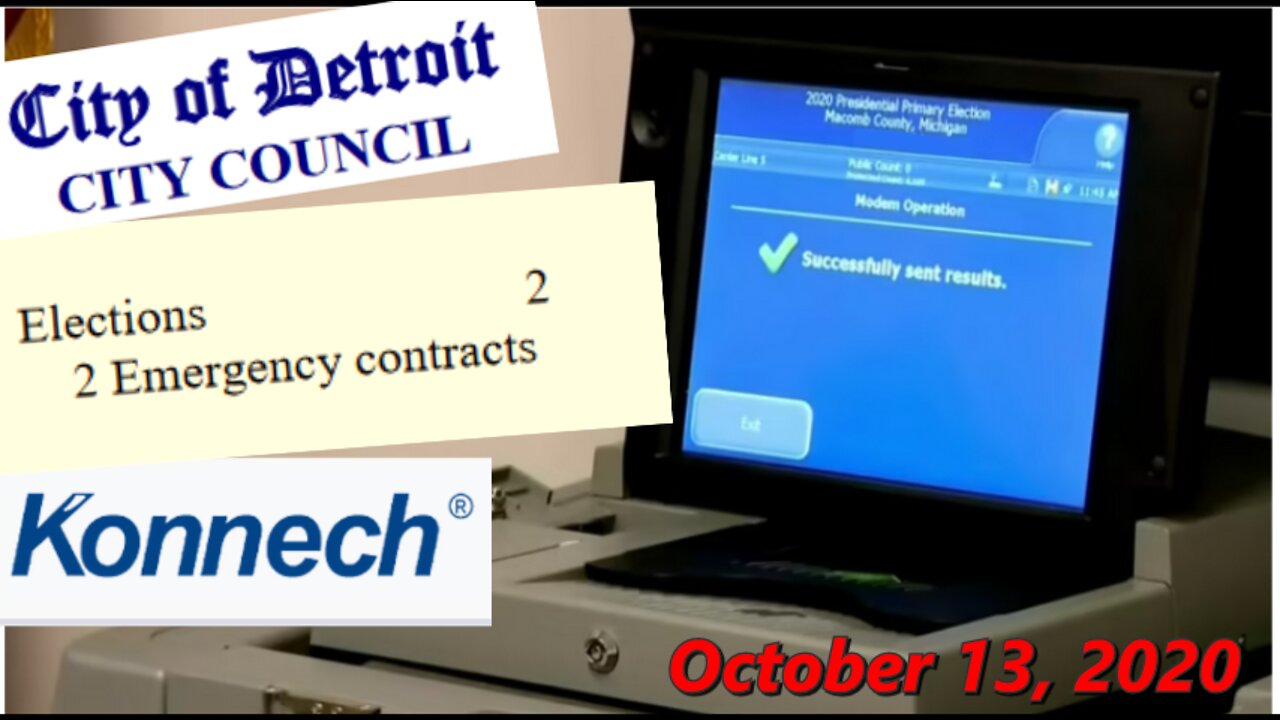 "Emergency" Konnech Ballot Scanning Contract: The Missing Link?