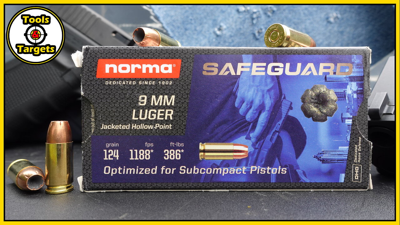 Are You SAFE With Safeguard?...Norma Safeguard 9MM Self-Defense AMMO Ballistic Gel Test!
