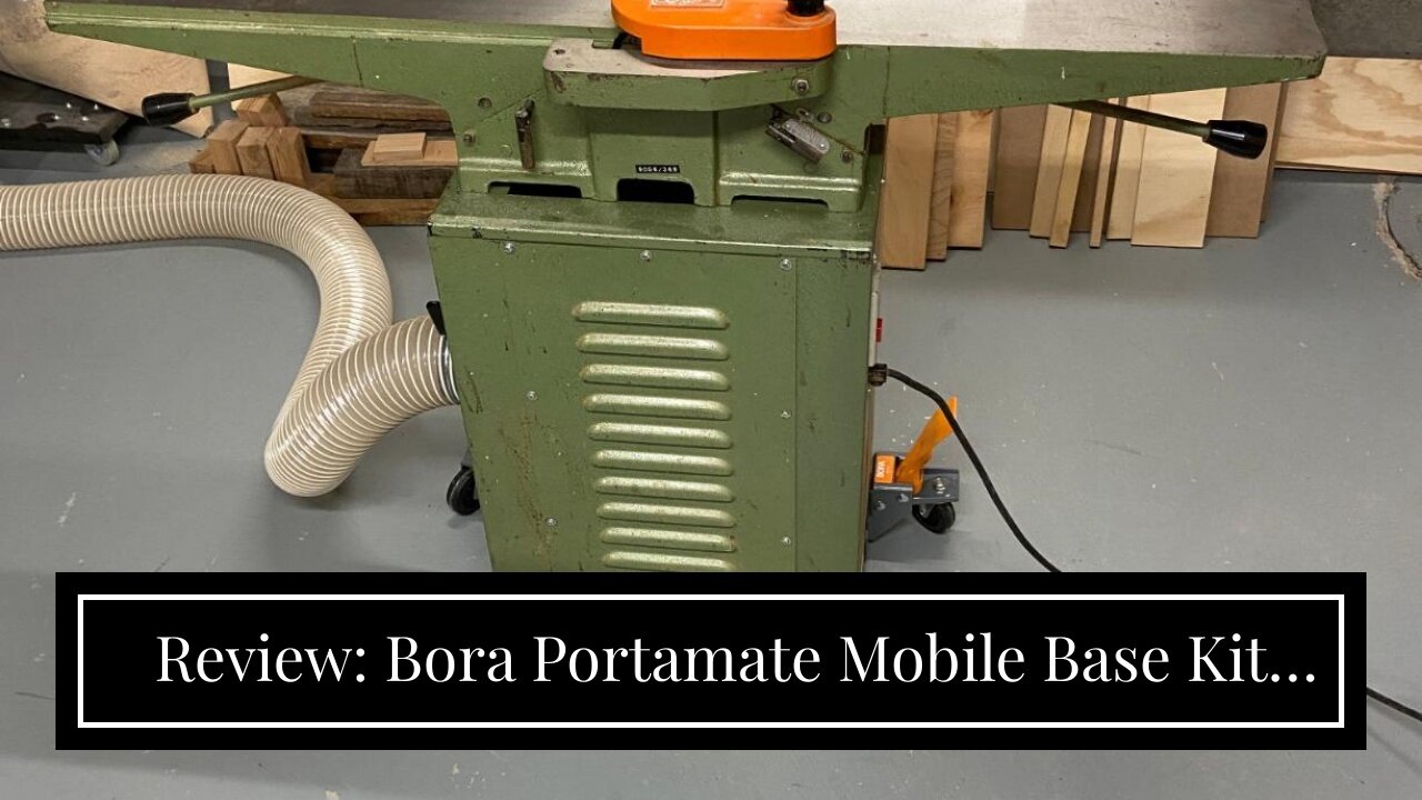 Review: Bora Portamate Mobile Base Kit PM-1100 - Heavy Duty, Universal, Customizable, Adjustabl...