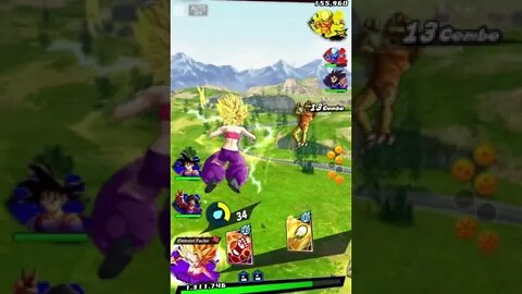 Dragon Ball Legends - Sparking Super Saiyan 2 Caulifla Gameplay (DBL09-03S)
