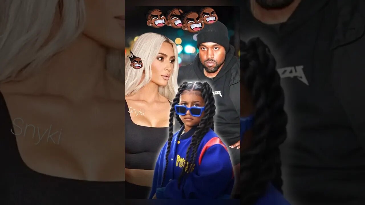 Is Kim Exploiting North? Kanye speaks out 😡 #shorts #rappers