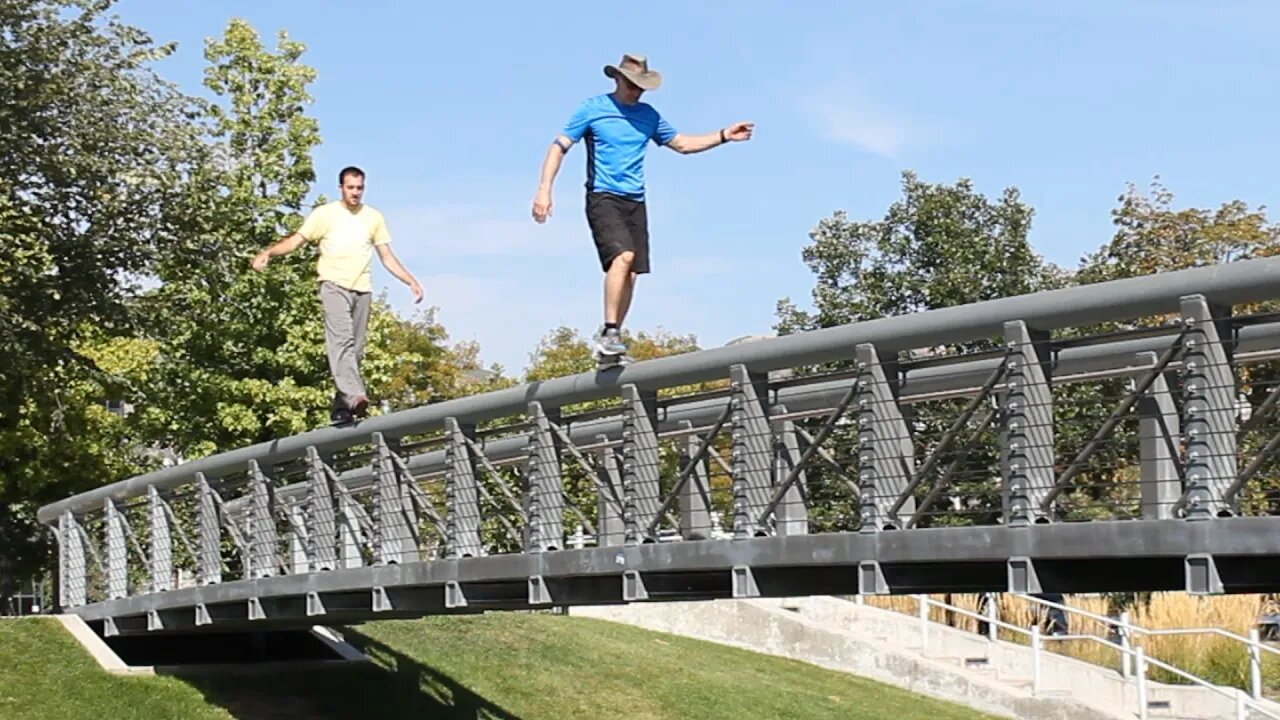 Father and Son Parkour Training 2