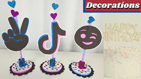 DIY - How to Surprise Your Friends with TikTok Themed Party Decorations