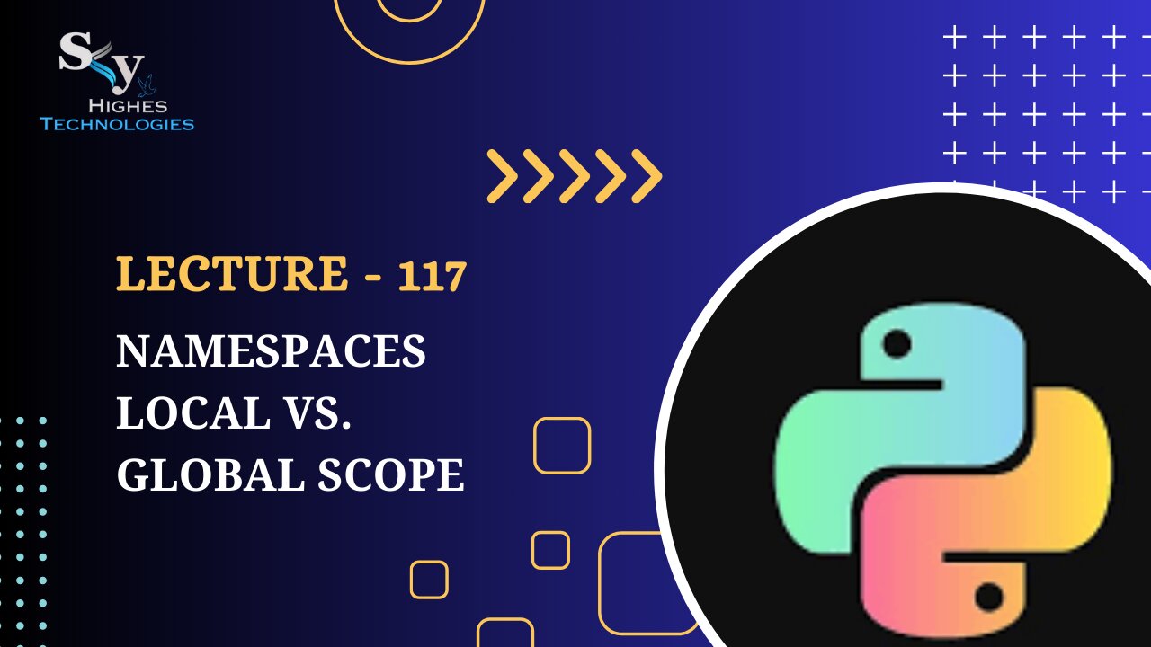 117. Namespaces Local vs. Global Scope | Skyhighes | Python