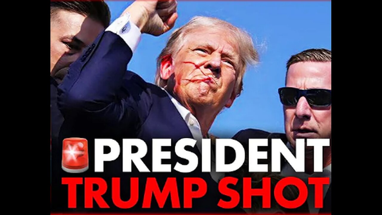 Breaking! President Trump shot on the side of head in an apparent assassination attempt at Pennsylvania rally!