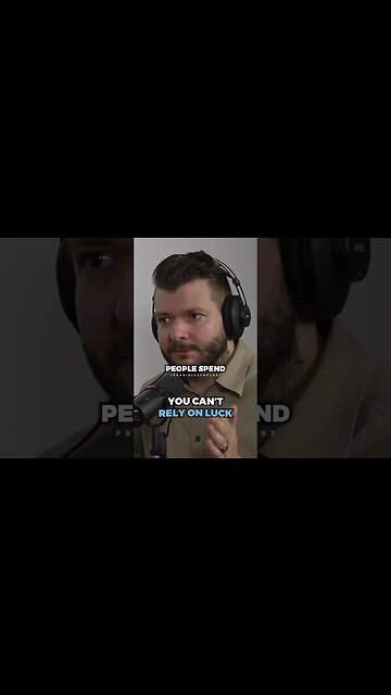 This is why you CANT rely on luck ..