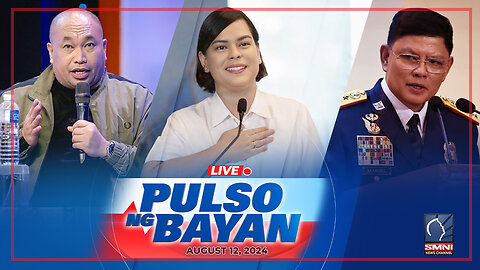 LIVE: Pulso ng Bayan kasama sina Atty. Harry Roque,Admar Vilando at Jade Calabroso | Agosto 12, 2024