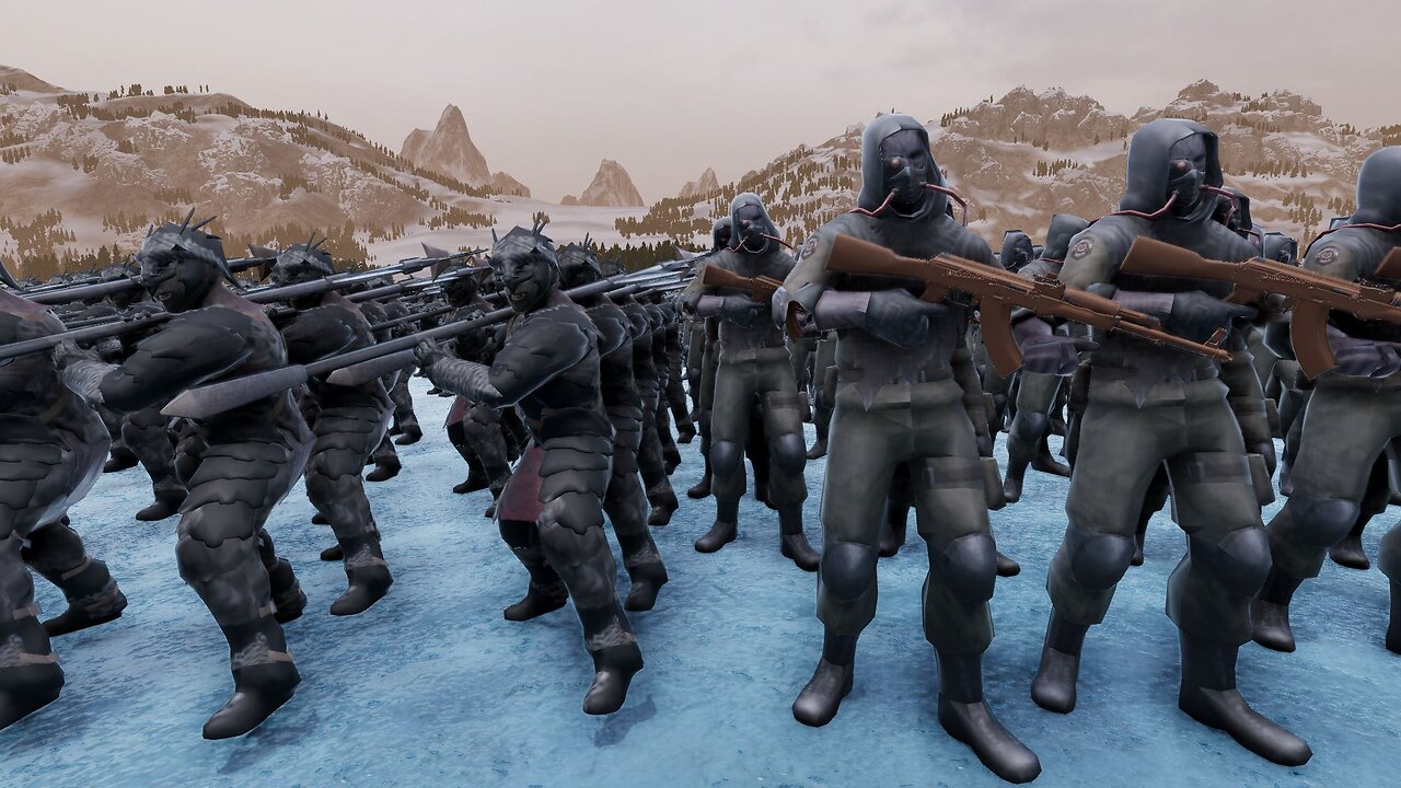 100K Orc Halberds Versus 100K Zombie Gunners || Ultimate Epic Battle Simulator 2