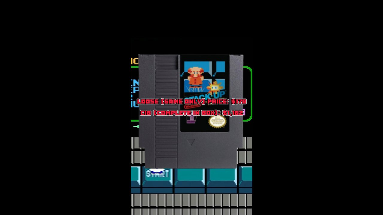 Rare NES games part 3 Stack Up on the nes