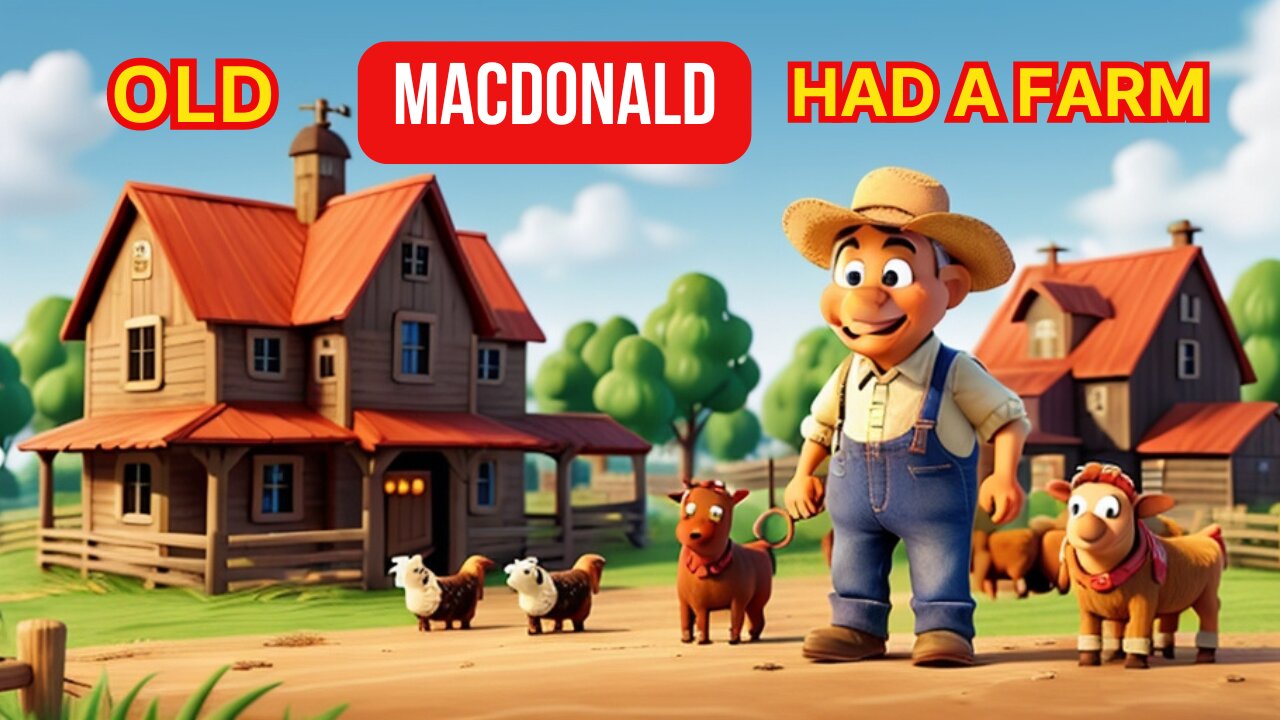 Old MacDonald Had A Farm | Nursery Rhymes | Kids Song | Bright Spark Station