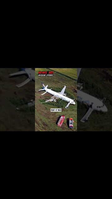 Russian airliner forced to land in open field