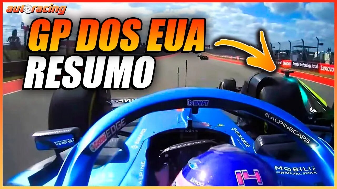 RESUMO DA SUPER CORRIDA DO GP DOS EUA AUSTIN F1 2022