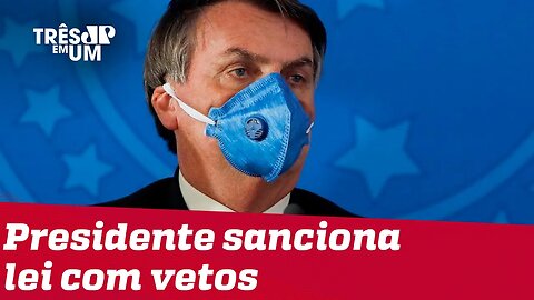 Bolsonaro veta uso obrigatório de máscara