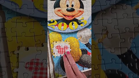 Making Mickey Magic Part 3 🧩 4032 pieces. #puzzle #disney #mickeymouse #satisfying #shorts