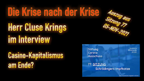 Die Krise nach der Krise - ist der Casino-Kapitalismus am Ende?