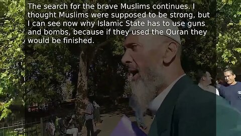 Usman Owes Me A Conversation - Islamic State Would Be Useless If They Only Fought With The Quran