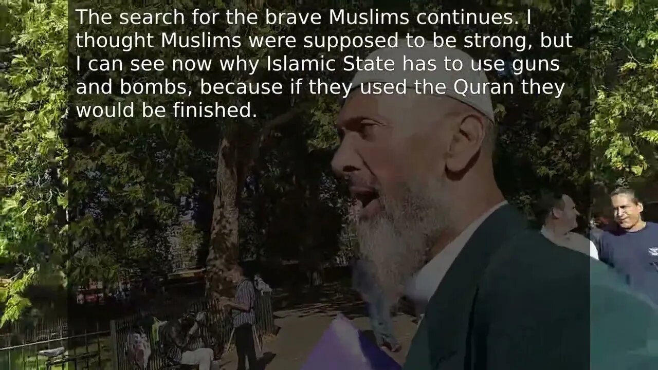 Usman Owes Me A Conversation - Islamic State Would Be Useless If They Only Fought With The Quran