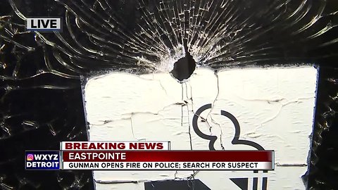 Police searching part of Eastpointe after shots were fired near businesses