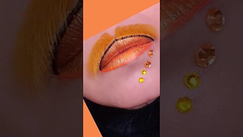 Creative Lip Art Makeup Design #shorts #shortvideo #viral #lipswatches #trending #fyp #short