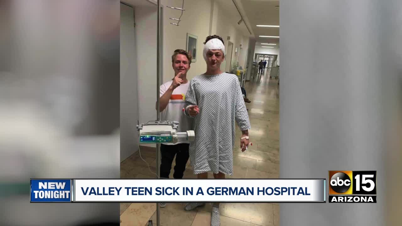 Valley teen sick in a German hospital