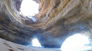 Il tente un BASE jump dans une grotte portugaise
