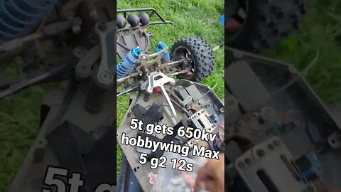 5t gets the 12s max 5 G2 hobbywing with 650kv motor