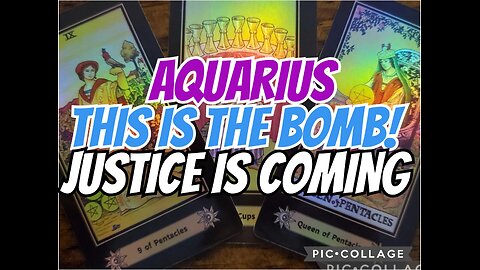 AQUARIUS‼️ THIS IS THE BOMB‼️