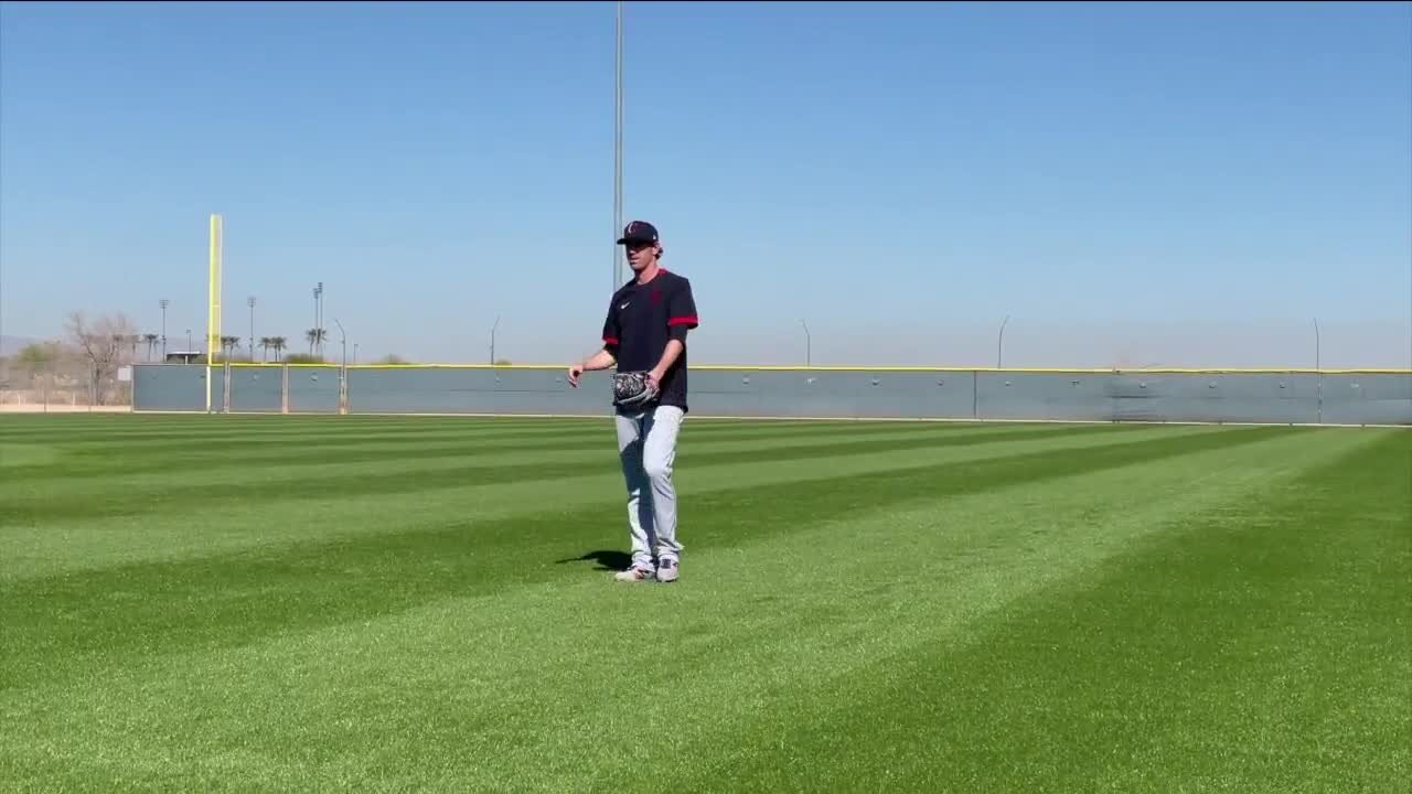 Indians ace Shane Bieber rejoins team at Spring Training after COVID-19 diagnosis