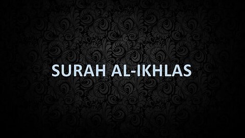 Surah Ikhlas