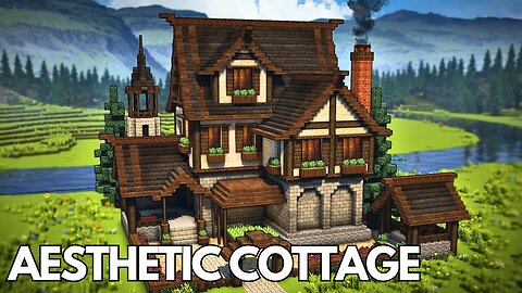 Minecraft: How to Build an Aesthetic Cottage | Full Tutorial